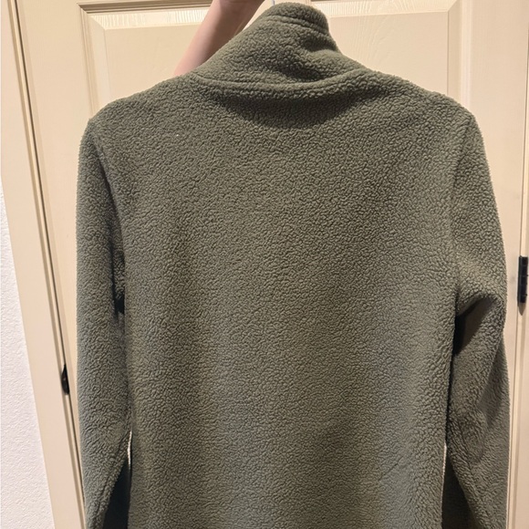 Kari Traa sage green and burgundy Fleece Jacket - Picture 2 of 3